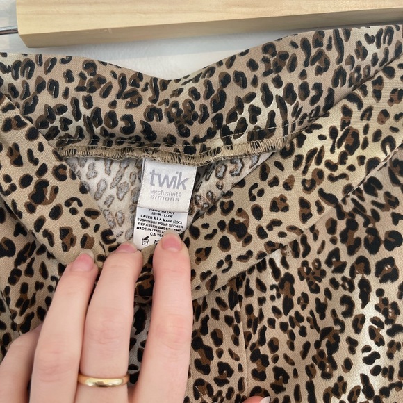 Leopard pattern skinny pants from Simons M - Picture 4 of 5